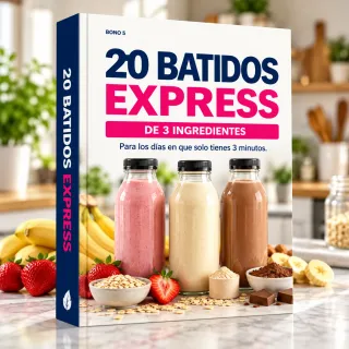 Portada del bono 20 Batidos Express de 3 Ingredientes